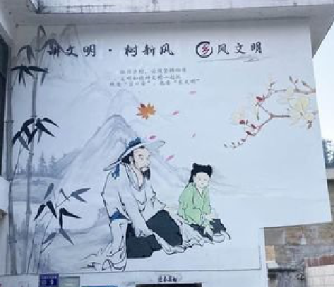 屏山分享几个墙绘保养知识。